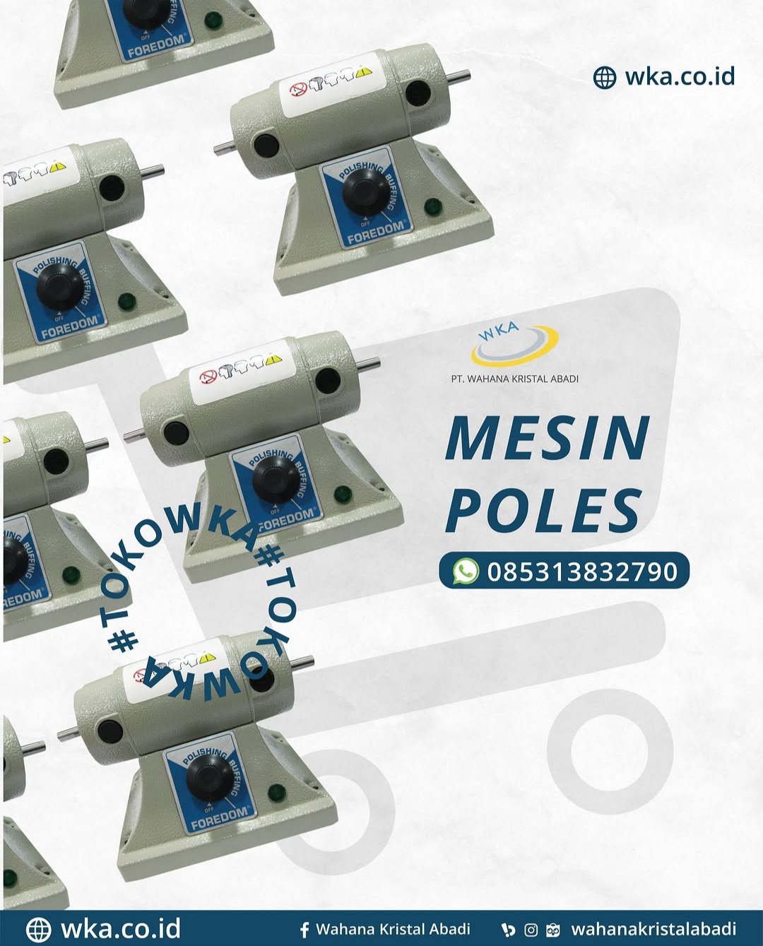 DOUBLE ENDED POLISHING MOTOR - STAND BASE